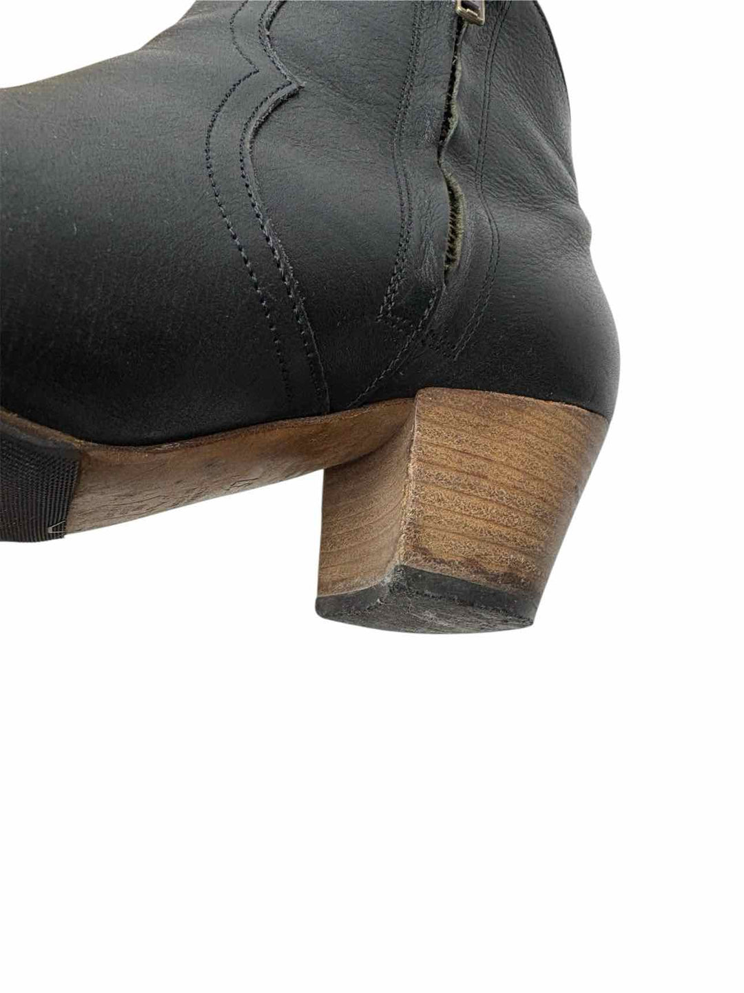 Isabel Marant Size 37 Leather Western Ankle Boots