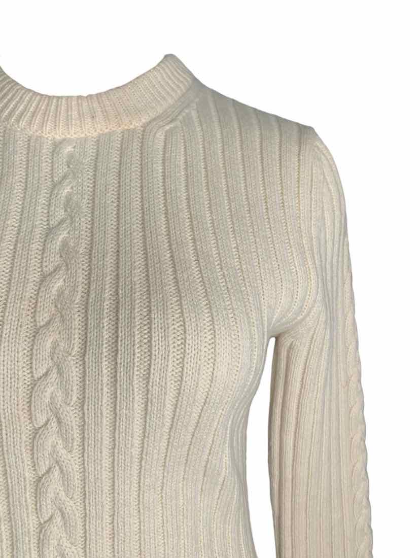 Alexander Mcqueen Size L Ribbed Cable Knit Sweater