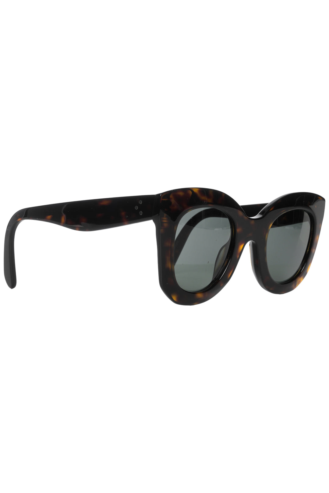 Celine Tortoiseshell Oversized Sunglasses