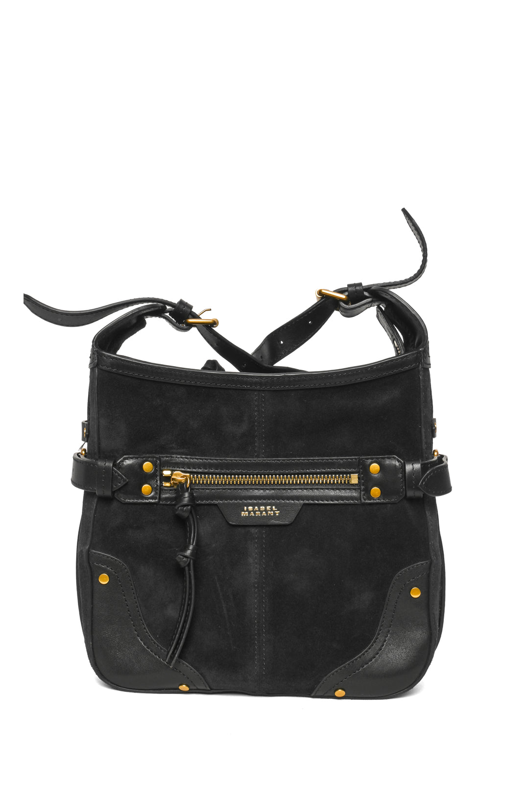 Isabel Marant Sierra Hobo S Suede & Leather Shoulder Bag