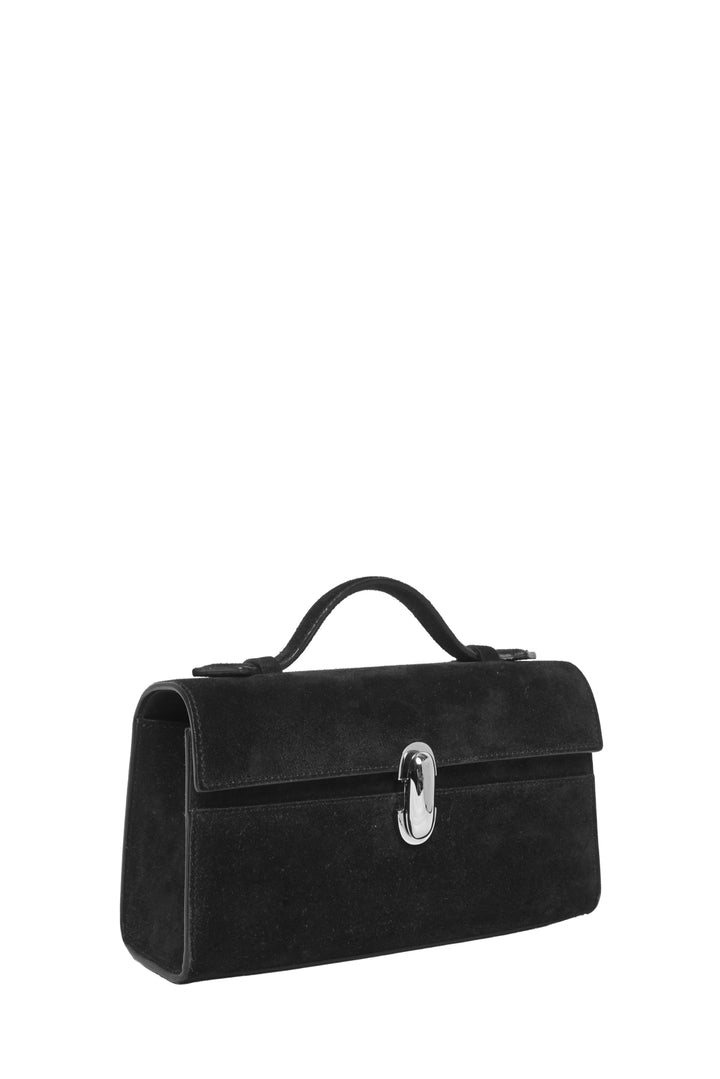 Savette Suede Symmetry Pochette Purse