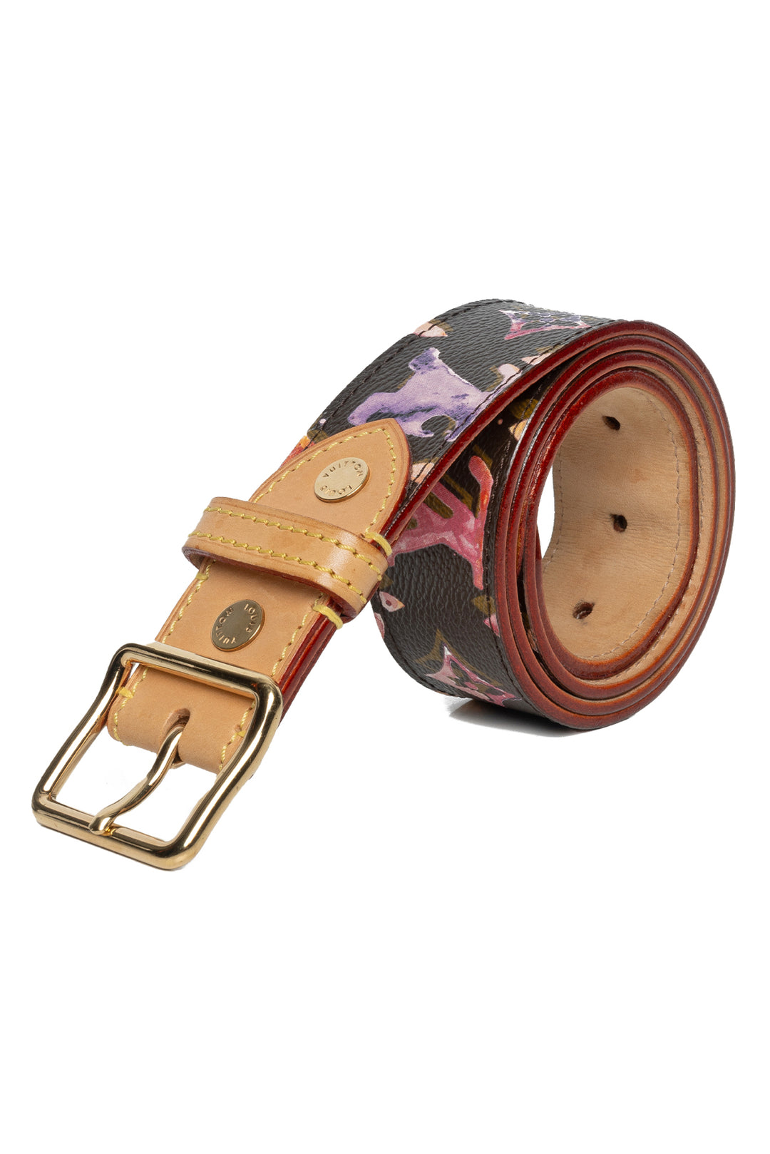 Louis Vuitton Size 34 Monogram Watercolour Belt