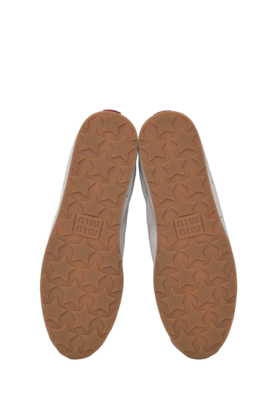Miu Miu Size 41 Plume Nappa Leather & Suede Sneaker