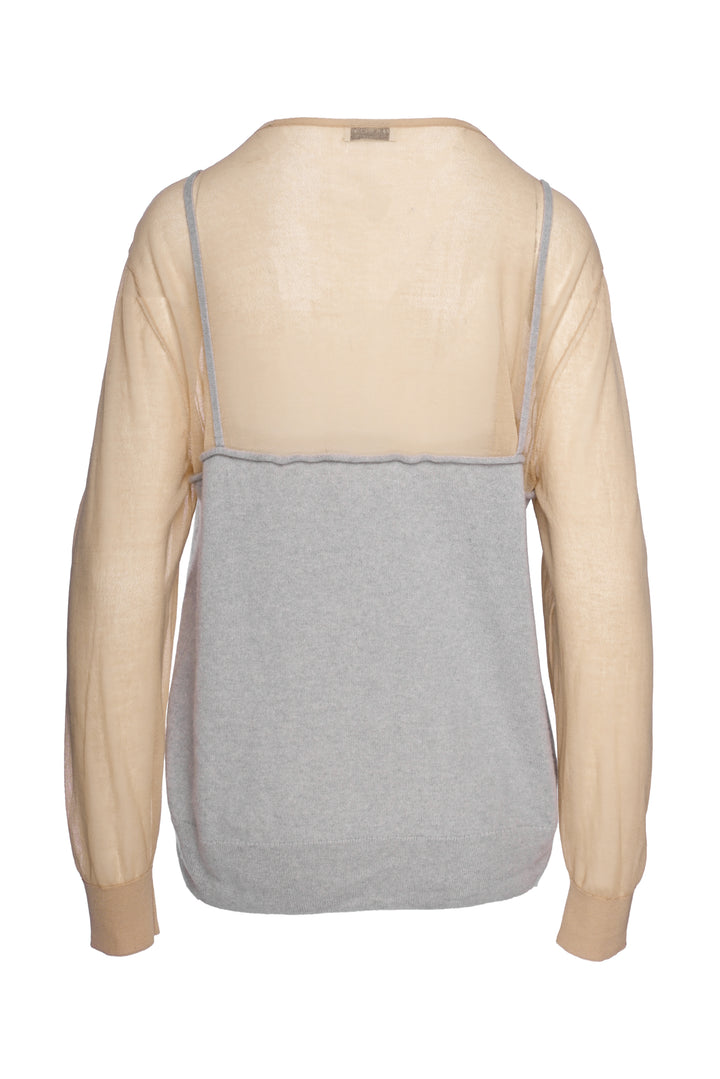 Dries Van Noten Size M Cashmere-Blend Layered Tops