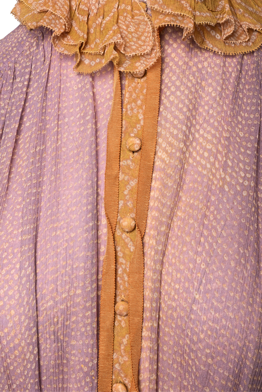 Ulla Johnson Size 8 Ruffle Long Sleeve Maxi Dress
