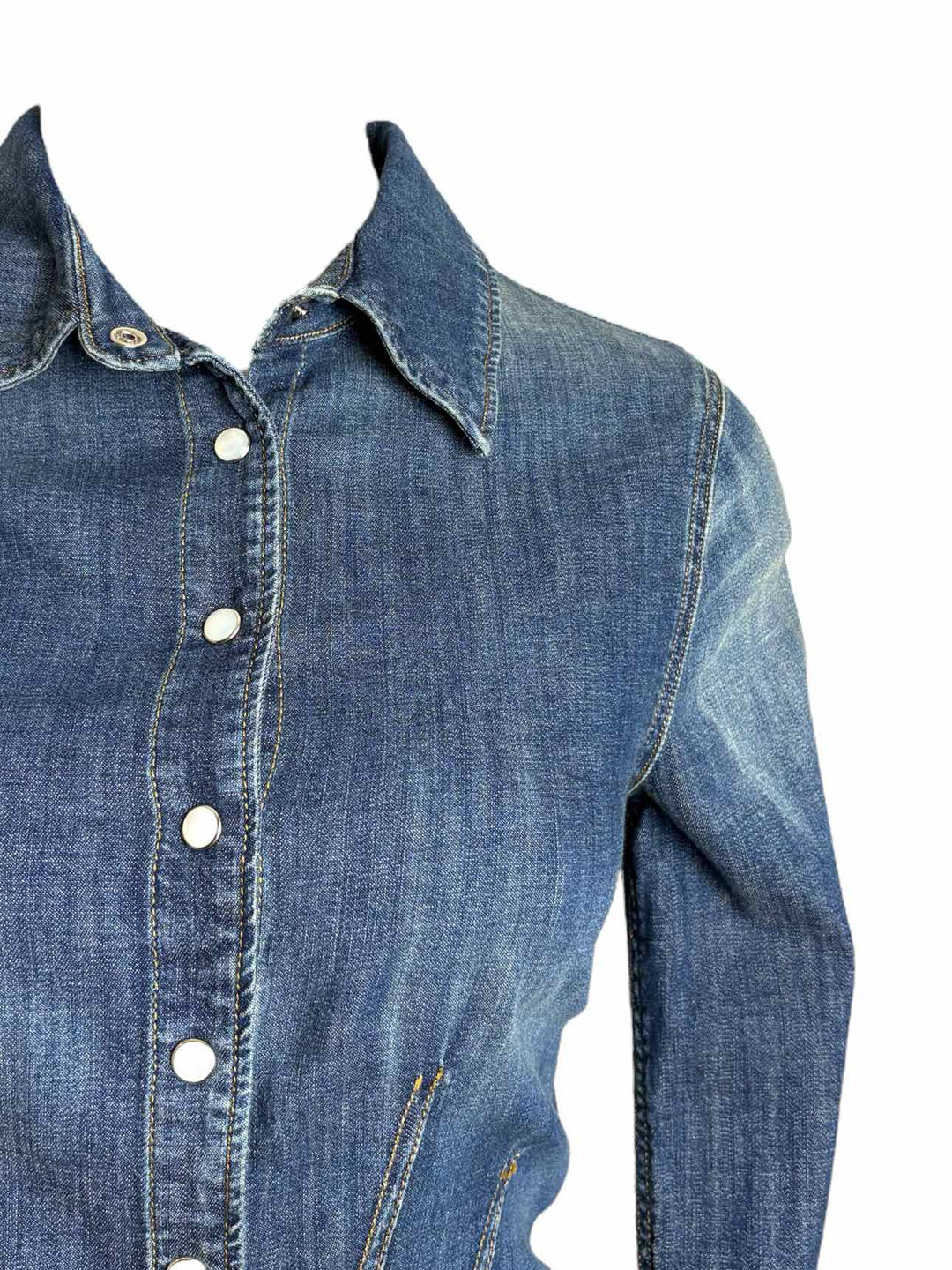 Re/Done x Pamela Anderson Denim Size S Blouse