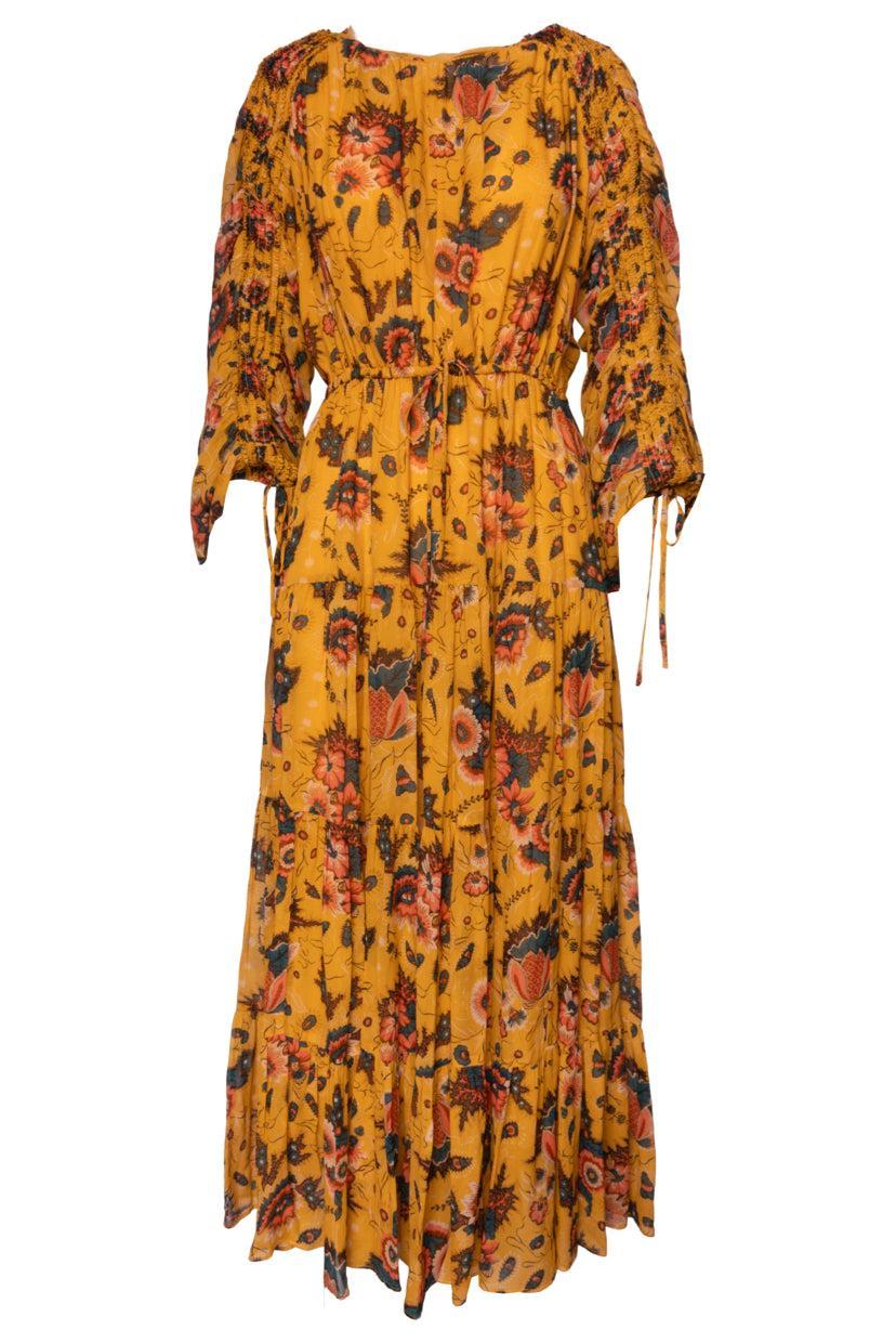 Ulla Johnson Size 8 Silk Maxi Dress