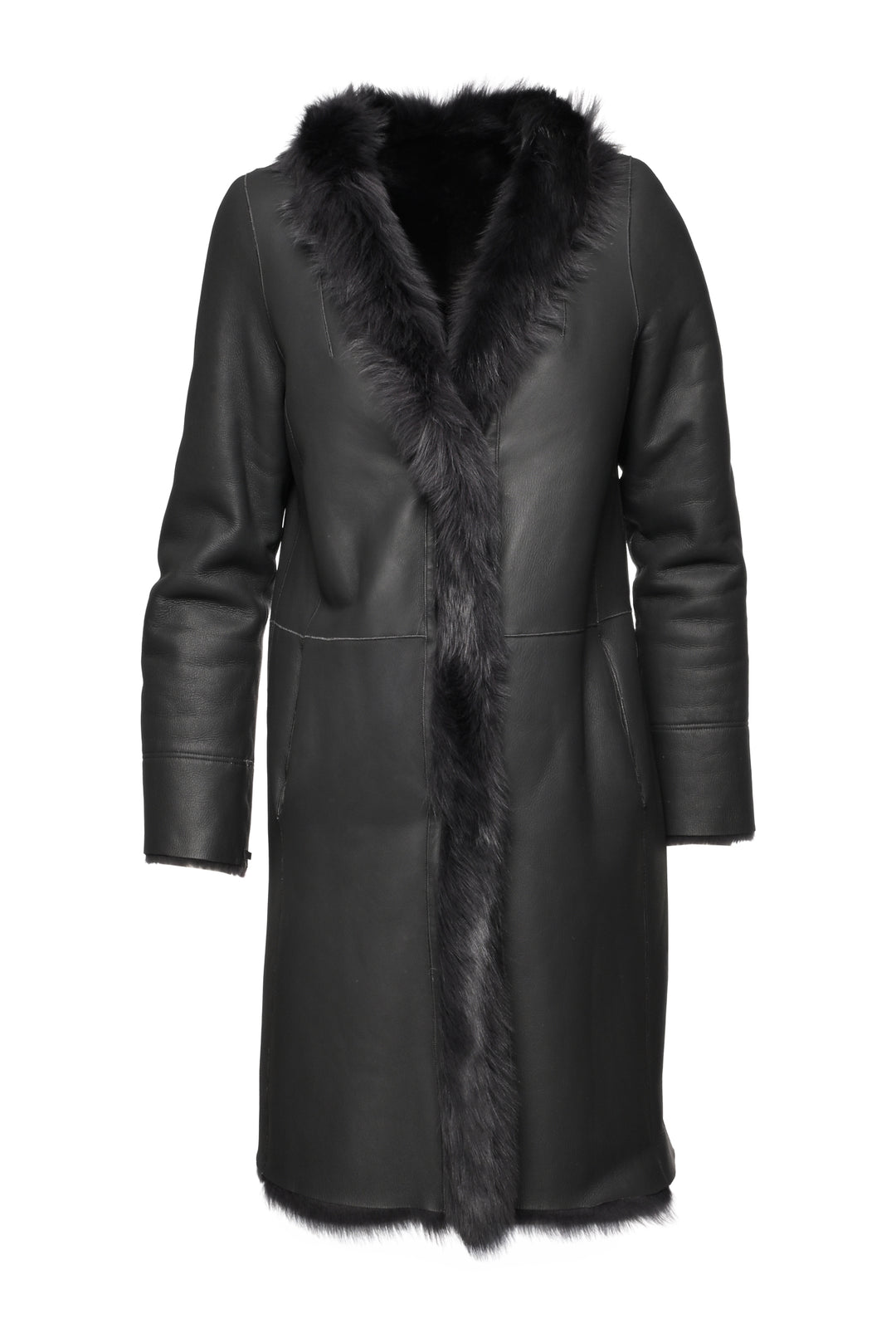Rocco Ragni Size S Reversible Shearling Coat