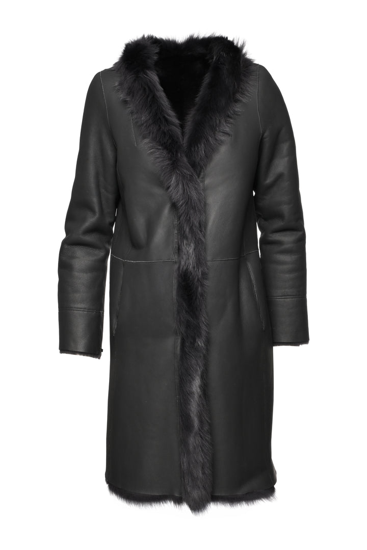 Rocco Ragni Size S Reversible Shearling Coat