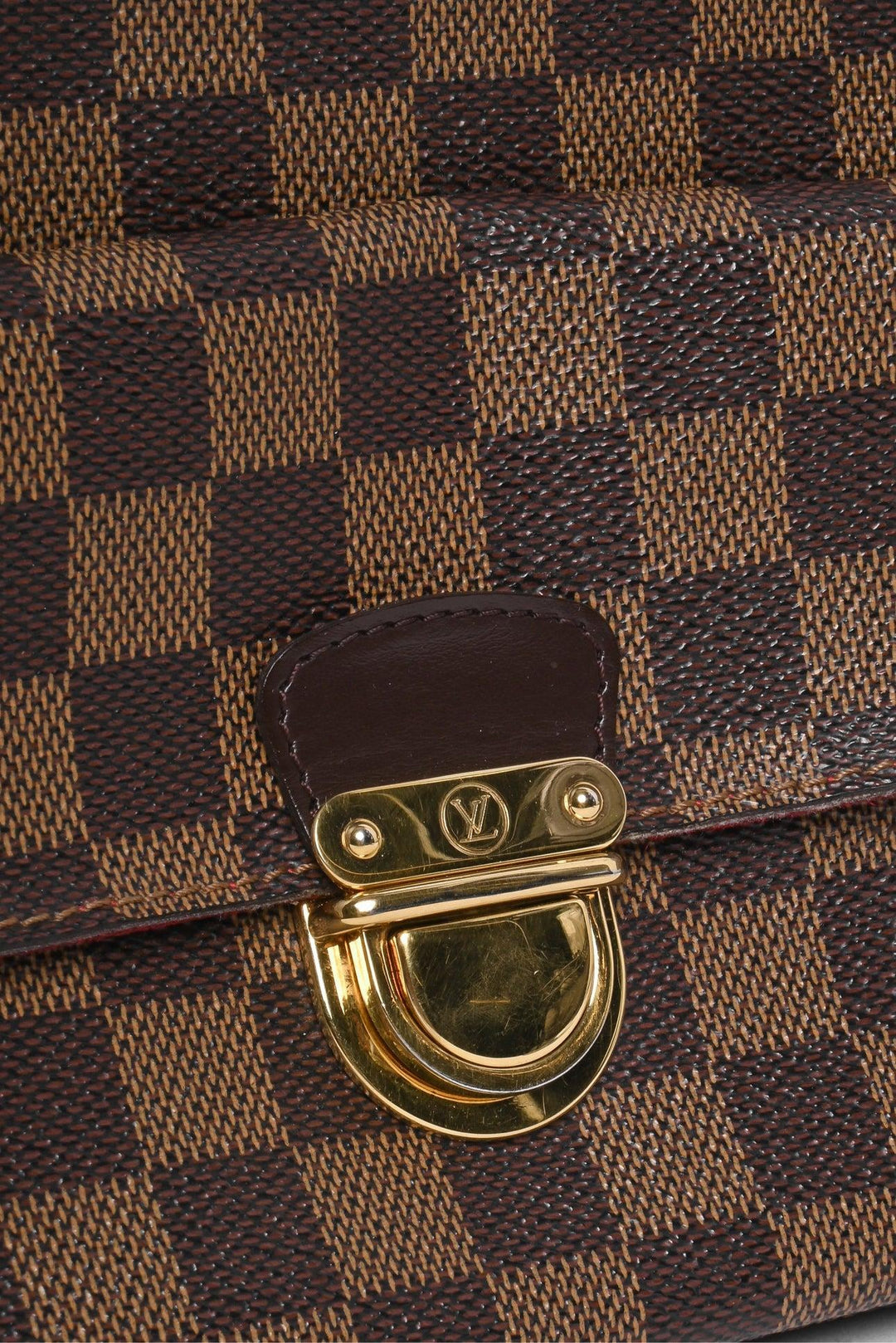 Louis Vuitton 2005 Damier Ebene Canvas Ravello GM Shoulder Bag