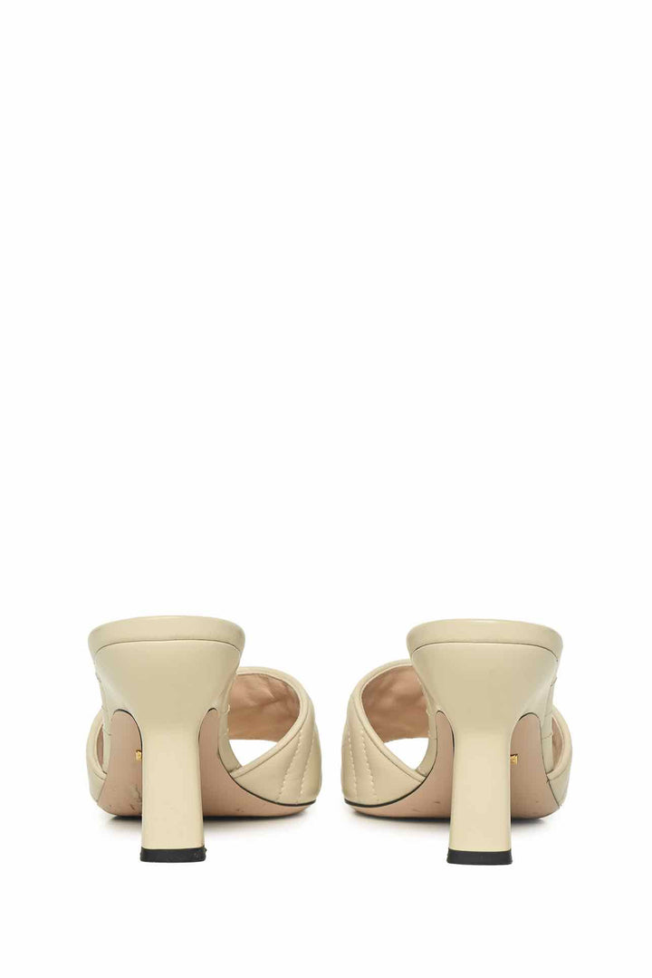 Gucci Size 38 GG Marmont MatelassÃ© Mules