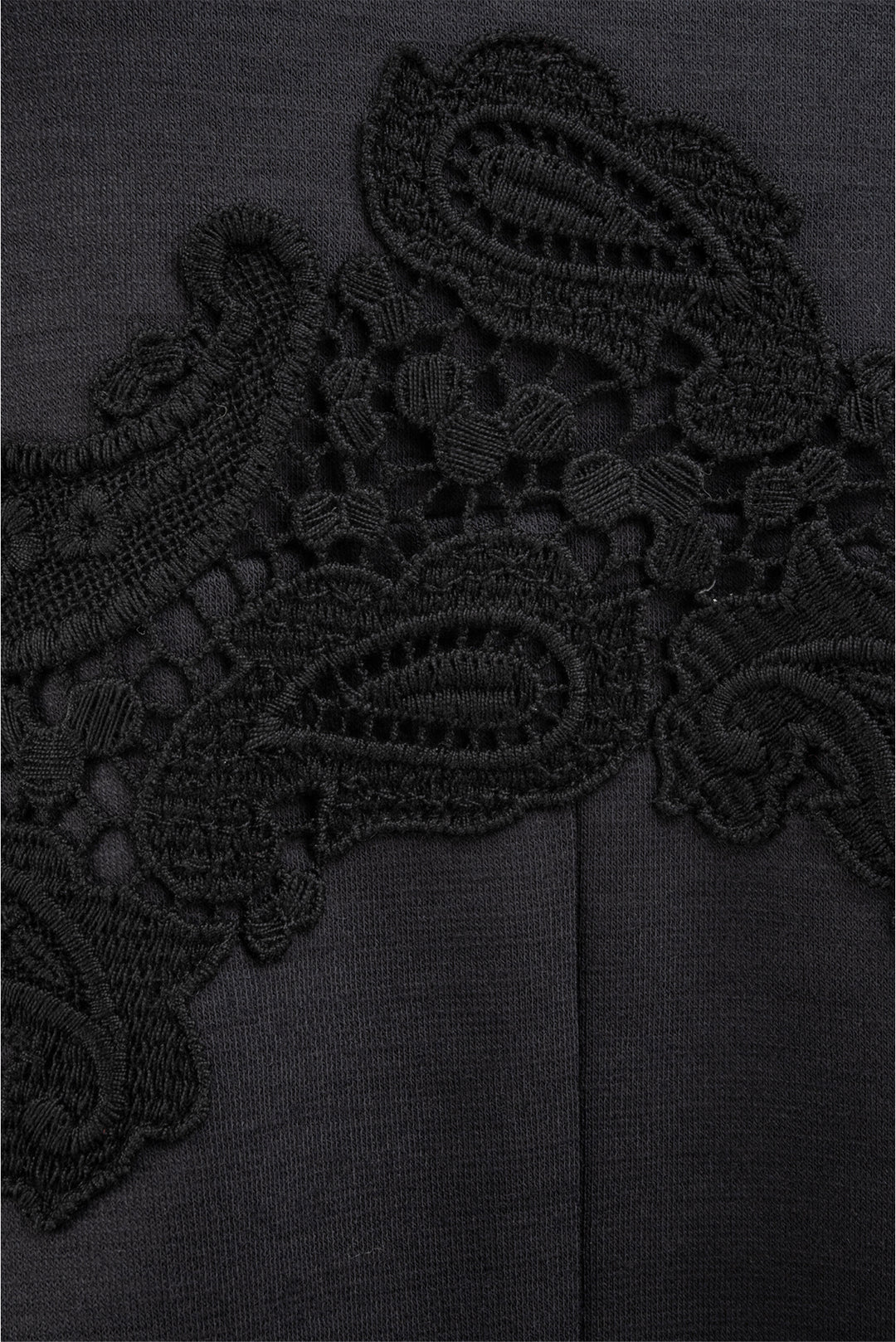 Chloe Size 40 Lace Applique Sleeveless Dress