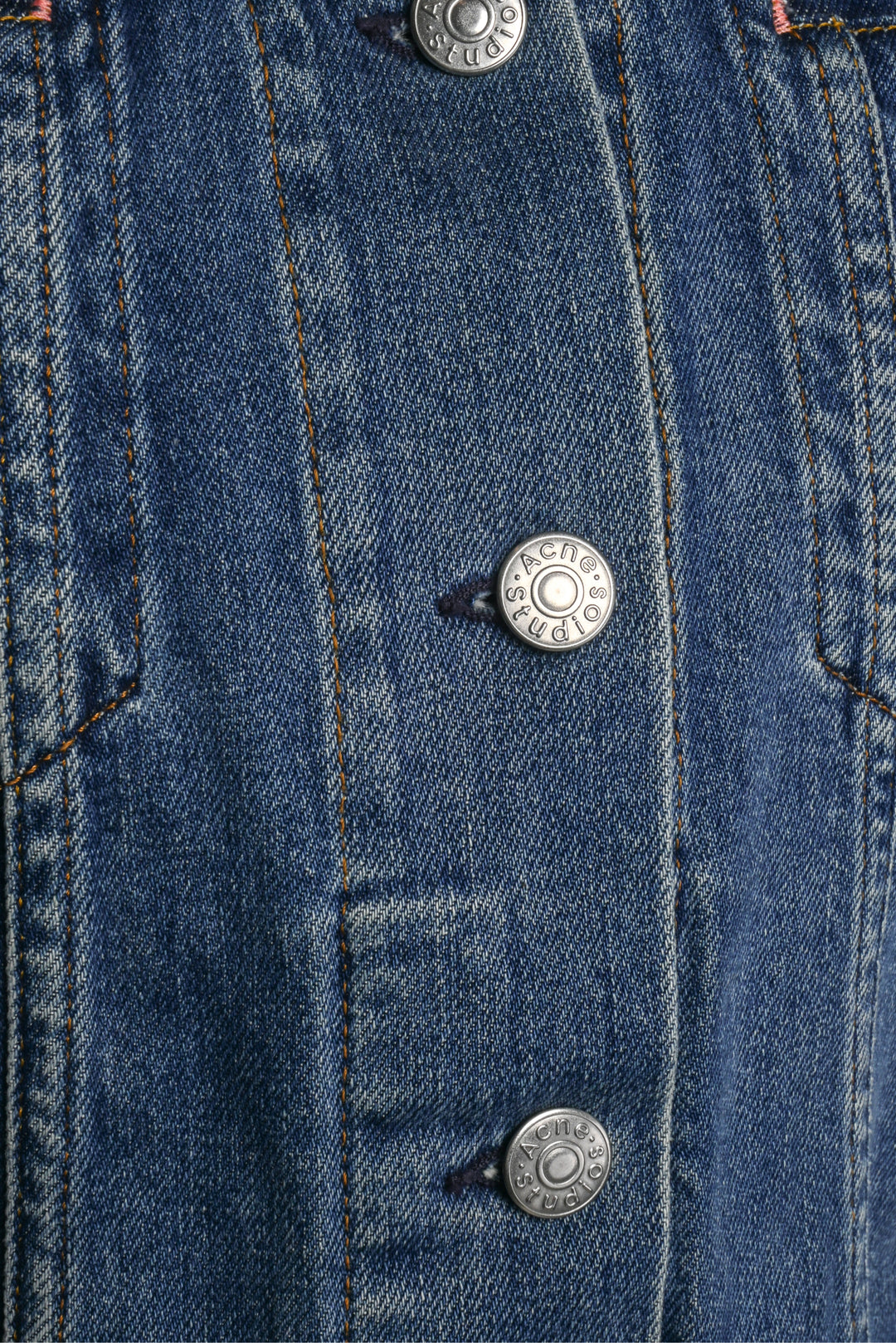 Acne Studios Bla Konst Size 40 Cliff Mid Blue Denim Jacket