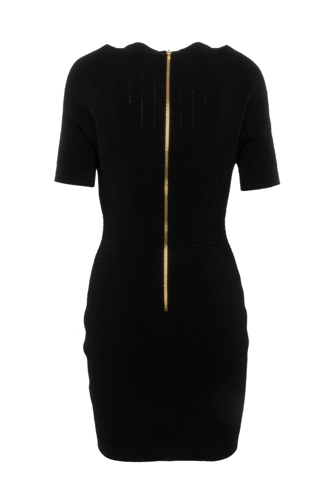 Balmain Size 44 Square Neckline Dress