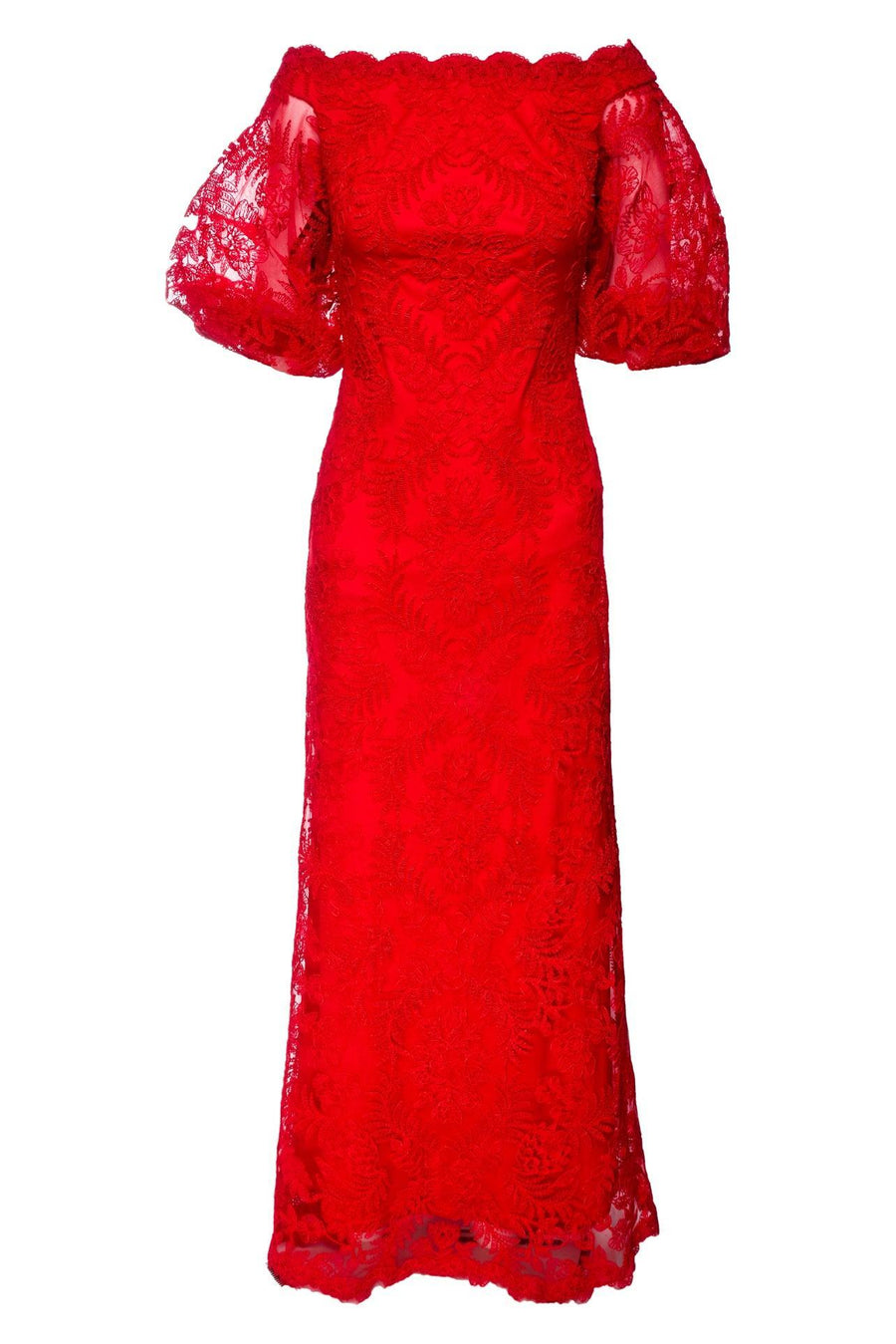 Tadashi Shoji Size 2 Off Shoulder Lace Gown - Luxury Used Designer Dresses - Turnabout Turnabout Luxury Resale Tadashi Shoji Size 2 Off Shoulder Lace Gown - Luxury Used Designer Dresses - Turnabout Turnabout Luxury Resale