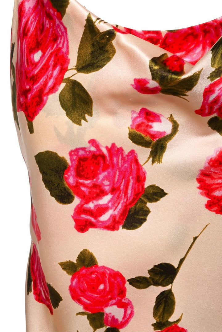 L'Agence Size 6 Nyla Cowl Neck Midi Slip Dress