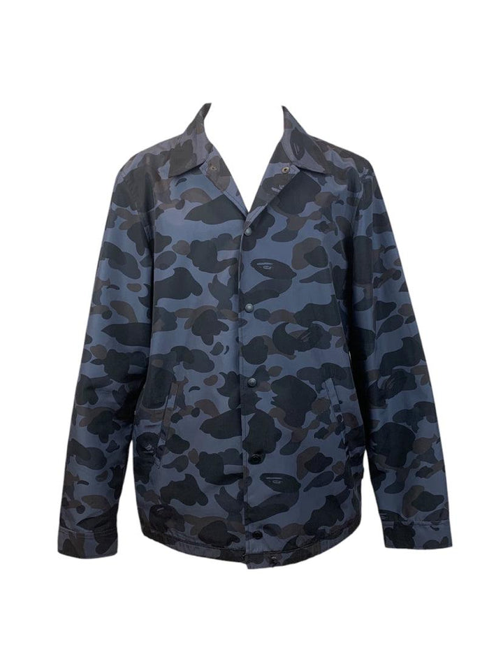 A Bathing Ape Size XL Men's Mr. Bathing Ape Camouflage Print Utility Jacket