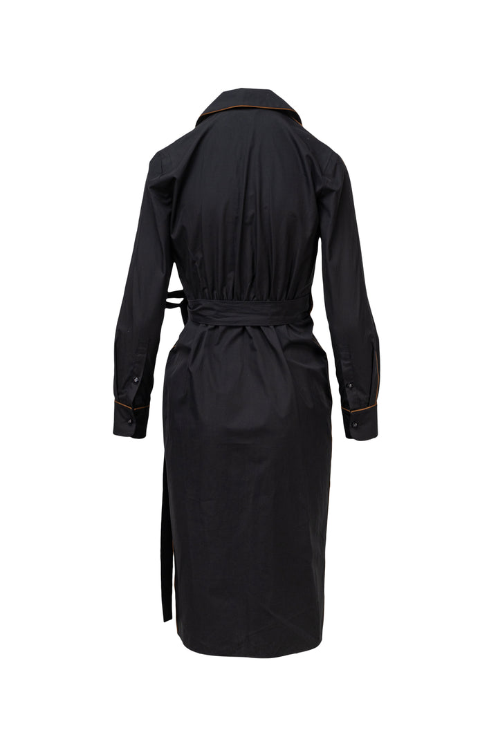 Max Mara Size 4 Amadeus Wrap Midi Dress