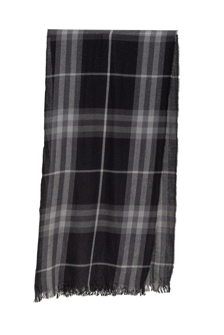 Burberry Check Fringed Scarf