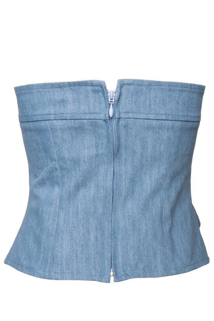 Francoise Size 36 Denim Bijou Top