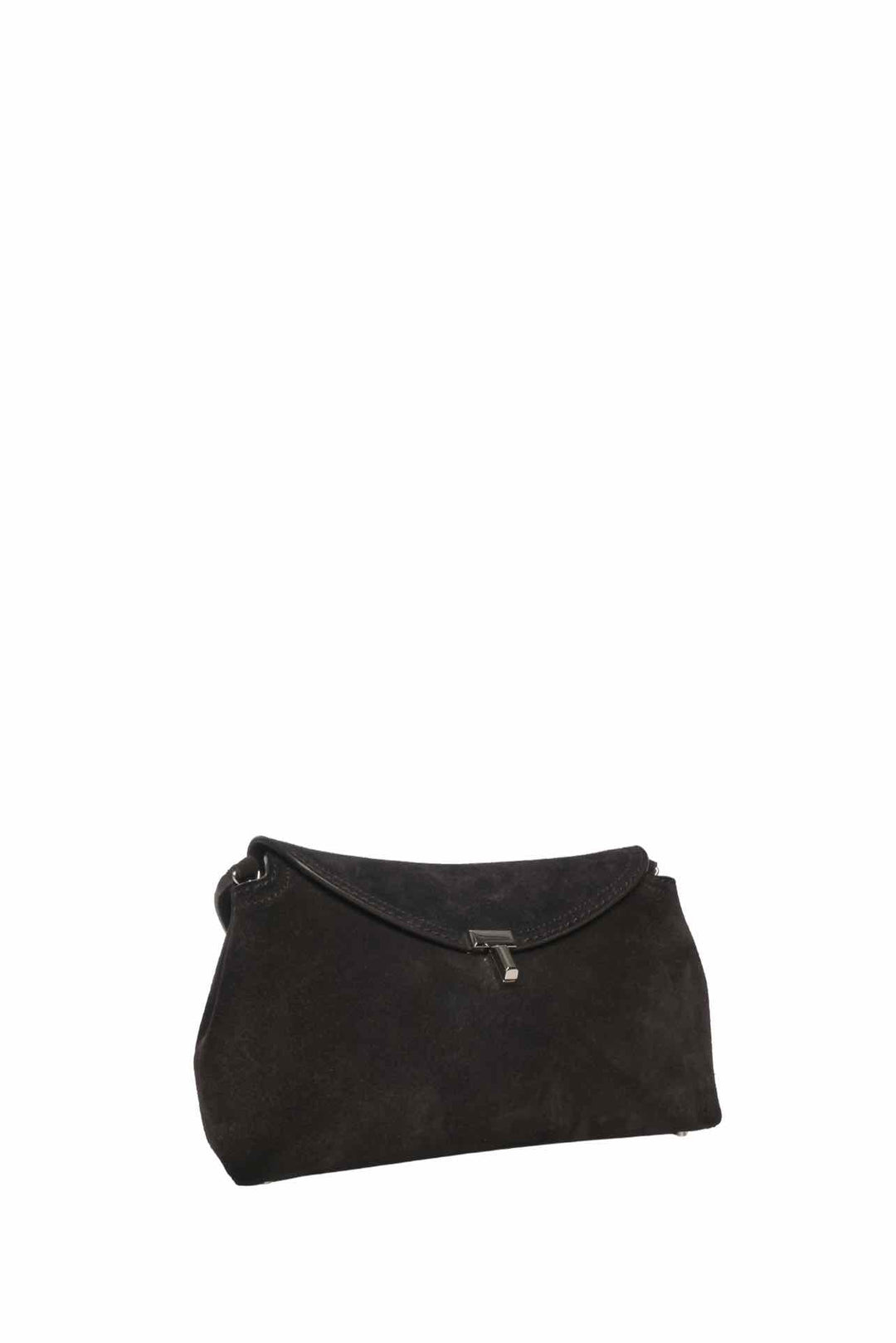 Toteme T-Lock Suede Small Shoulder Bag