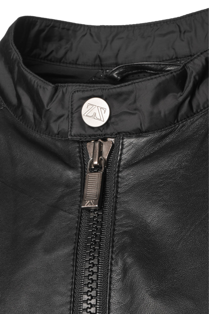 Zegna Sport Size L Men's Leather Jacket