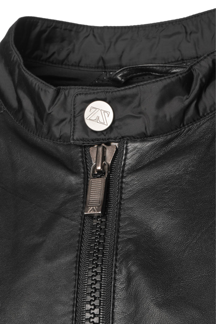 Zegna Sport Size L Men's Leather Jacket