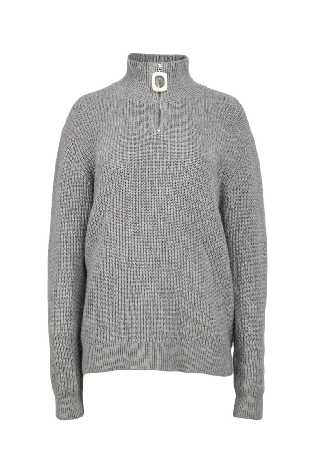 JW Anderson Size L Men's Cotton Blend Half Zip Sweater