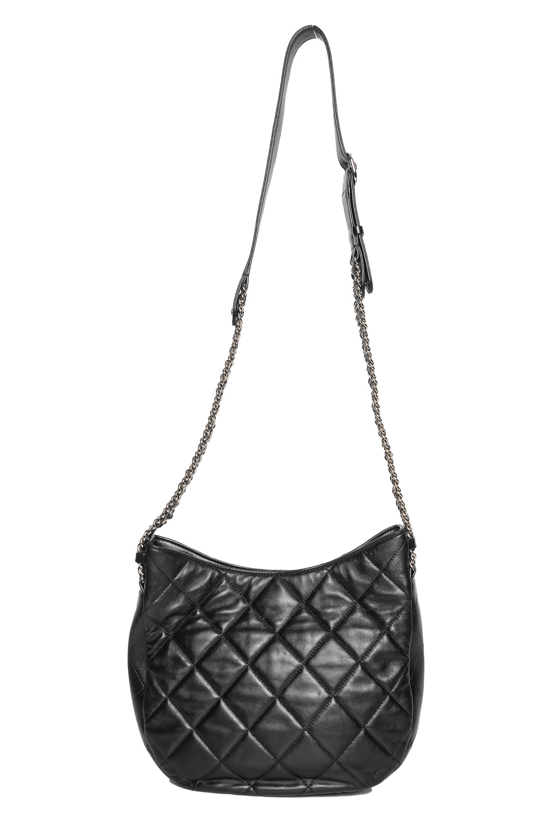 Chanel 2022 Lambskin Chain Rows Quilted Hobo Crossbody Bag