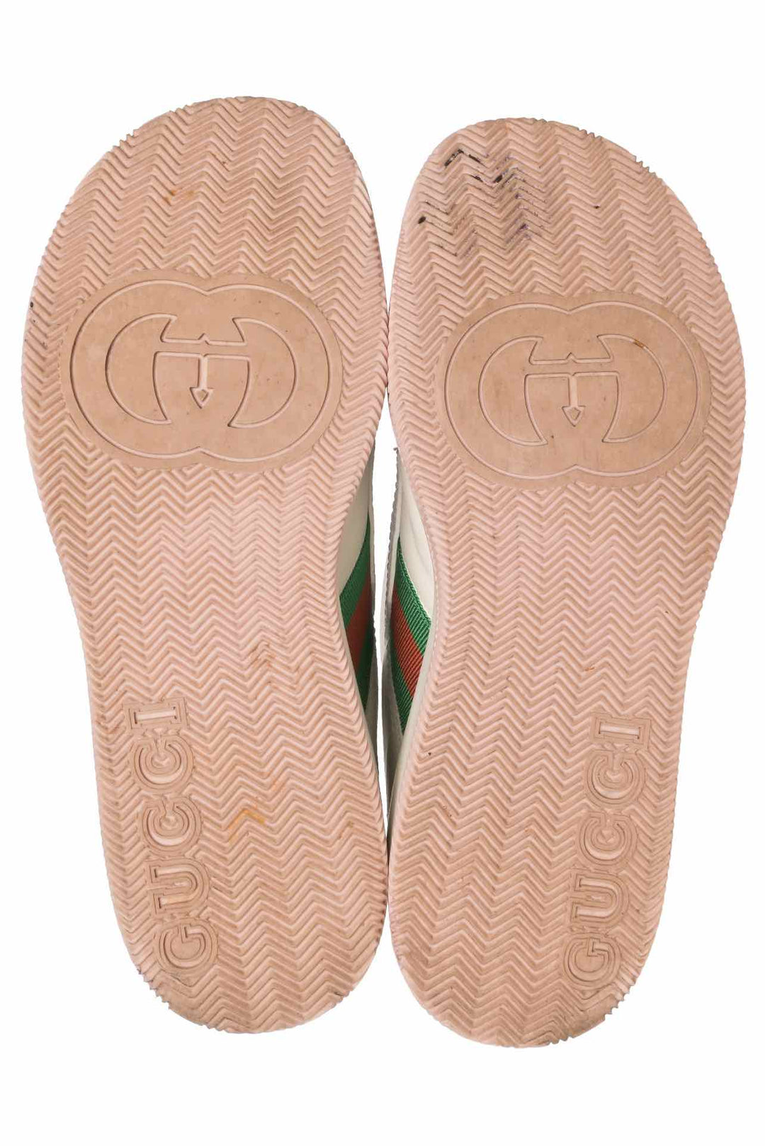 Gucci Size 6 Men's Web Lace Up Low Sneakers