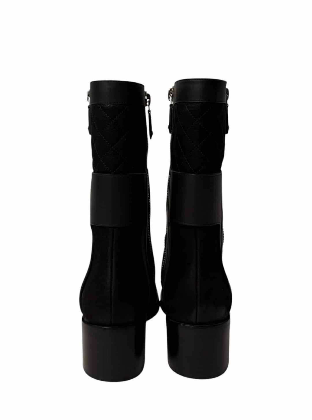 2016 CC Logo Chanel Size 38 Moto  Boots