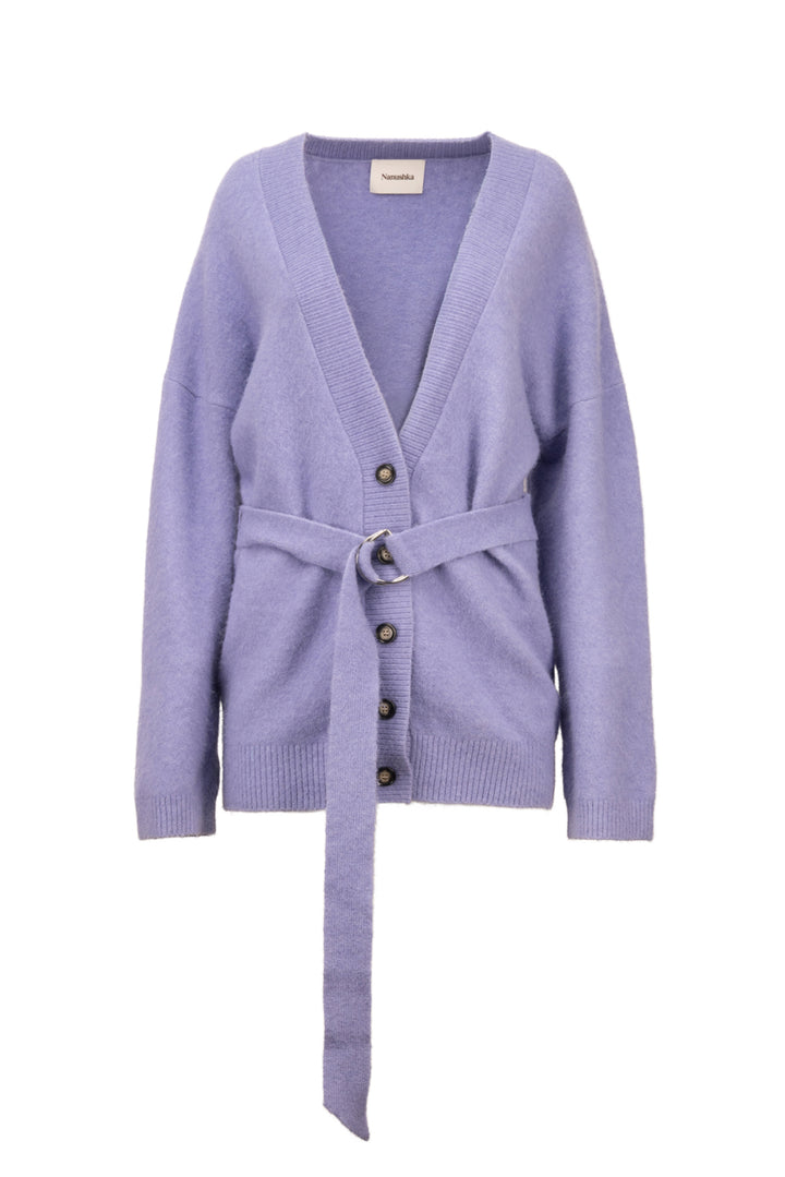 Nanushka Size XS Esre Belted Alpaca Blend Cardigan