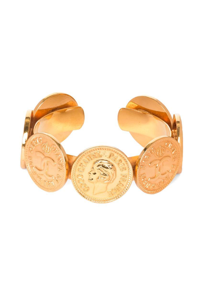 Chanel Vintage Coin Cuff