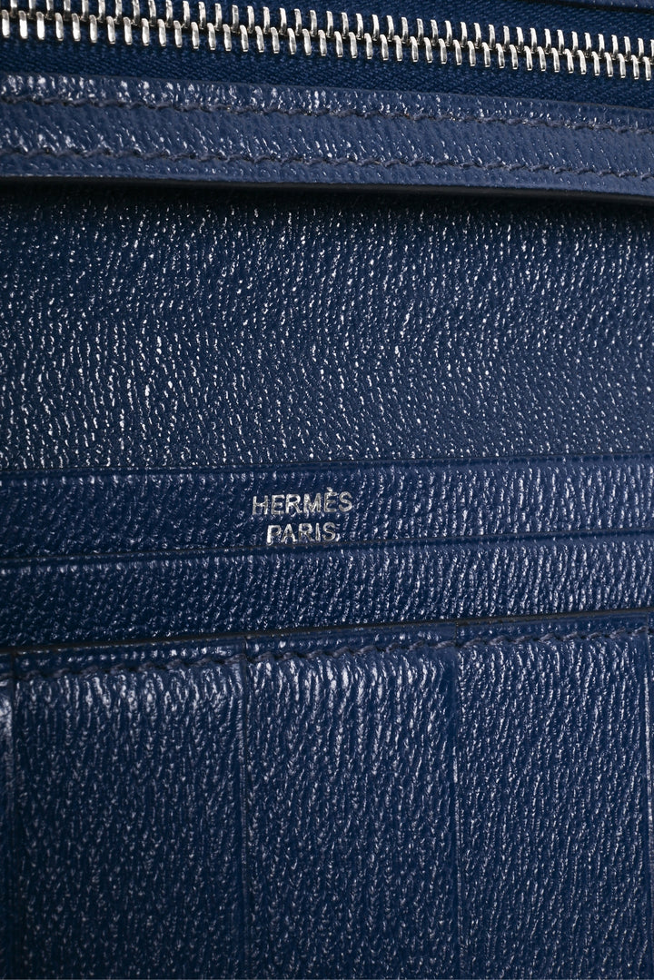 Hermes 2016 Alligator Bearn Gusset Wallet