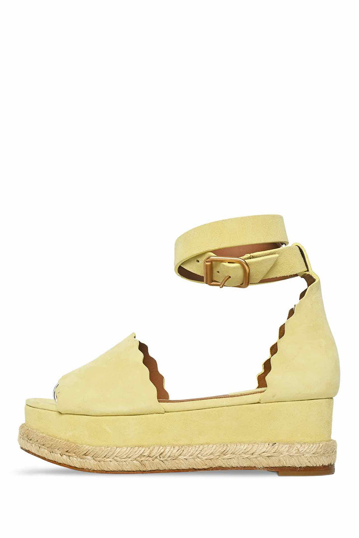 Chloe Size 36 Suede Lauren Espadrille Sandals