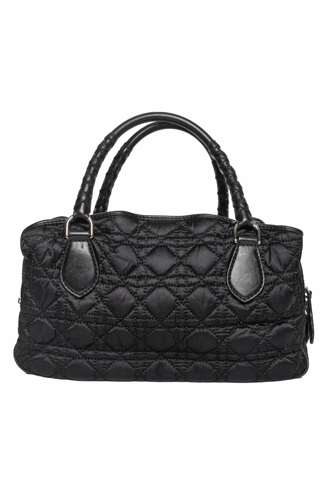 Christian Dior Cannage Quilted Satin Charming Tote