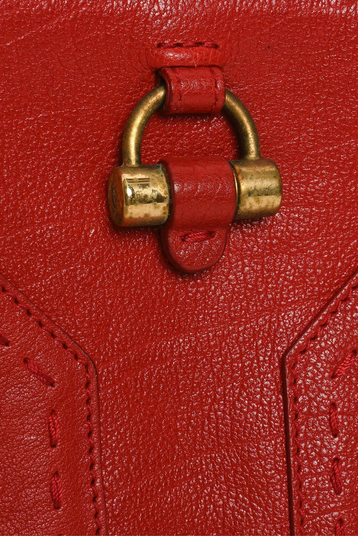 Saint Laurent Calfskin Leather Mini Muse Chain Shoulder Bag