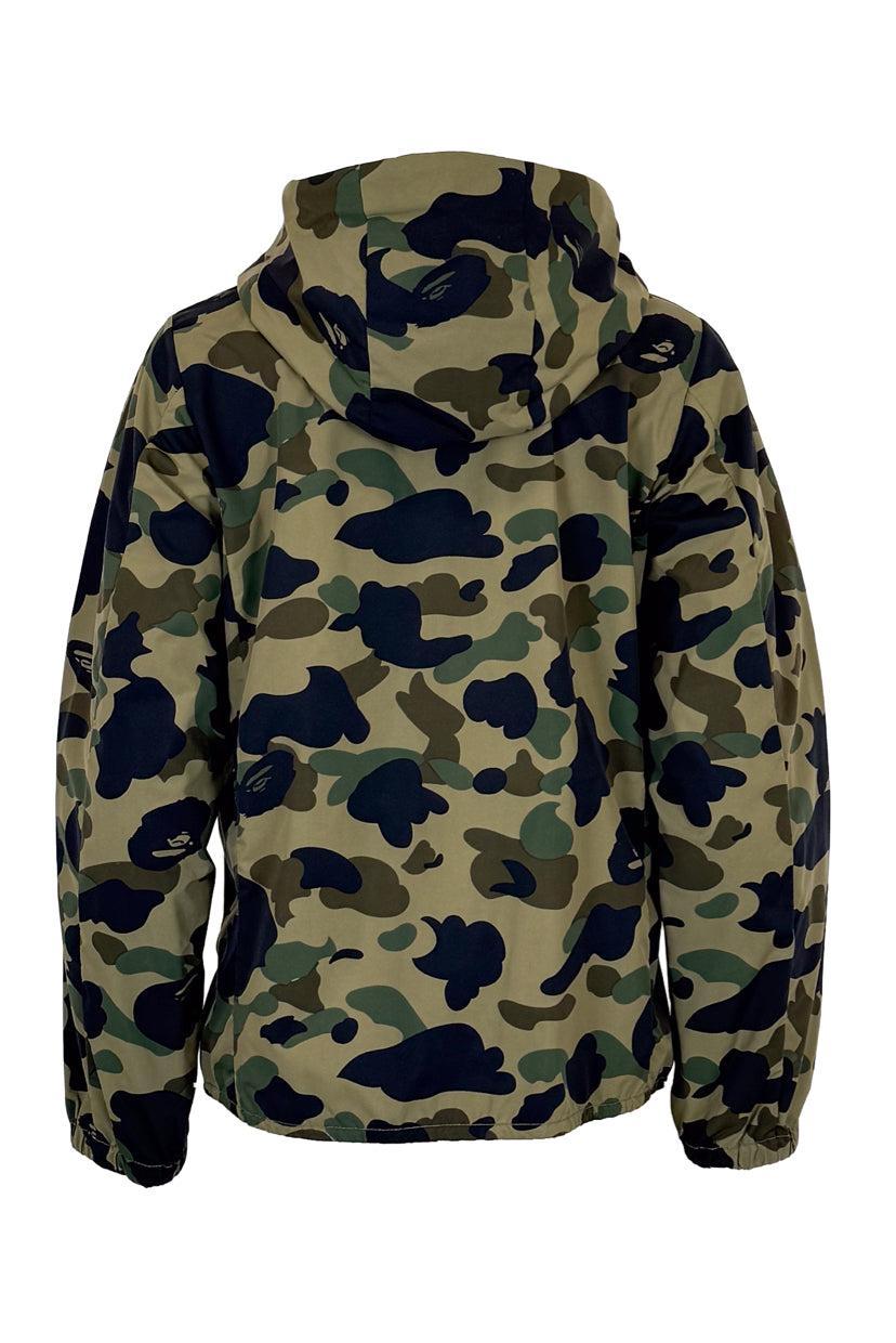 A Bathing Ape Size XS Camouflage Print Hooded Short Jacket