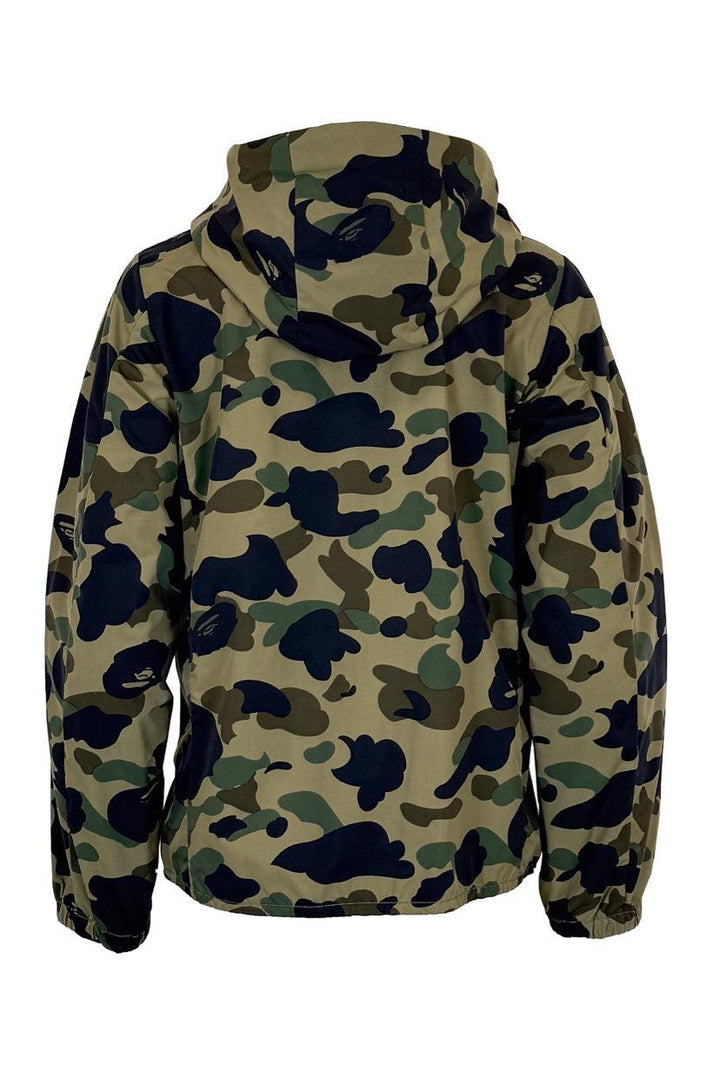 A Bathing Ape Size XS Camouflage Print Hooded Short Jacket