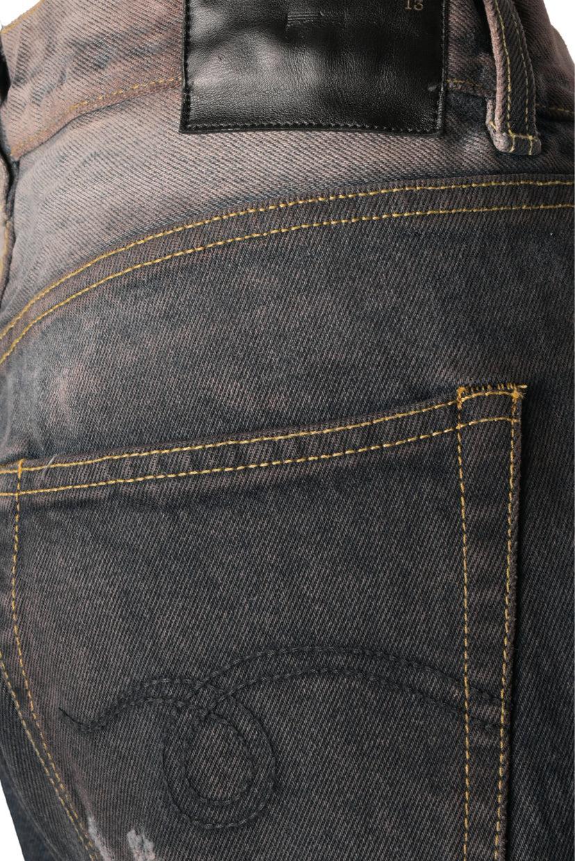 R13 Size 27 Distressed Boyfriend Jeans