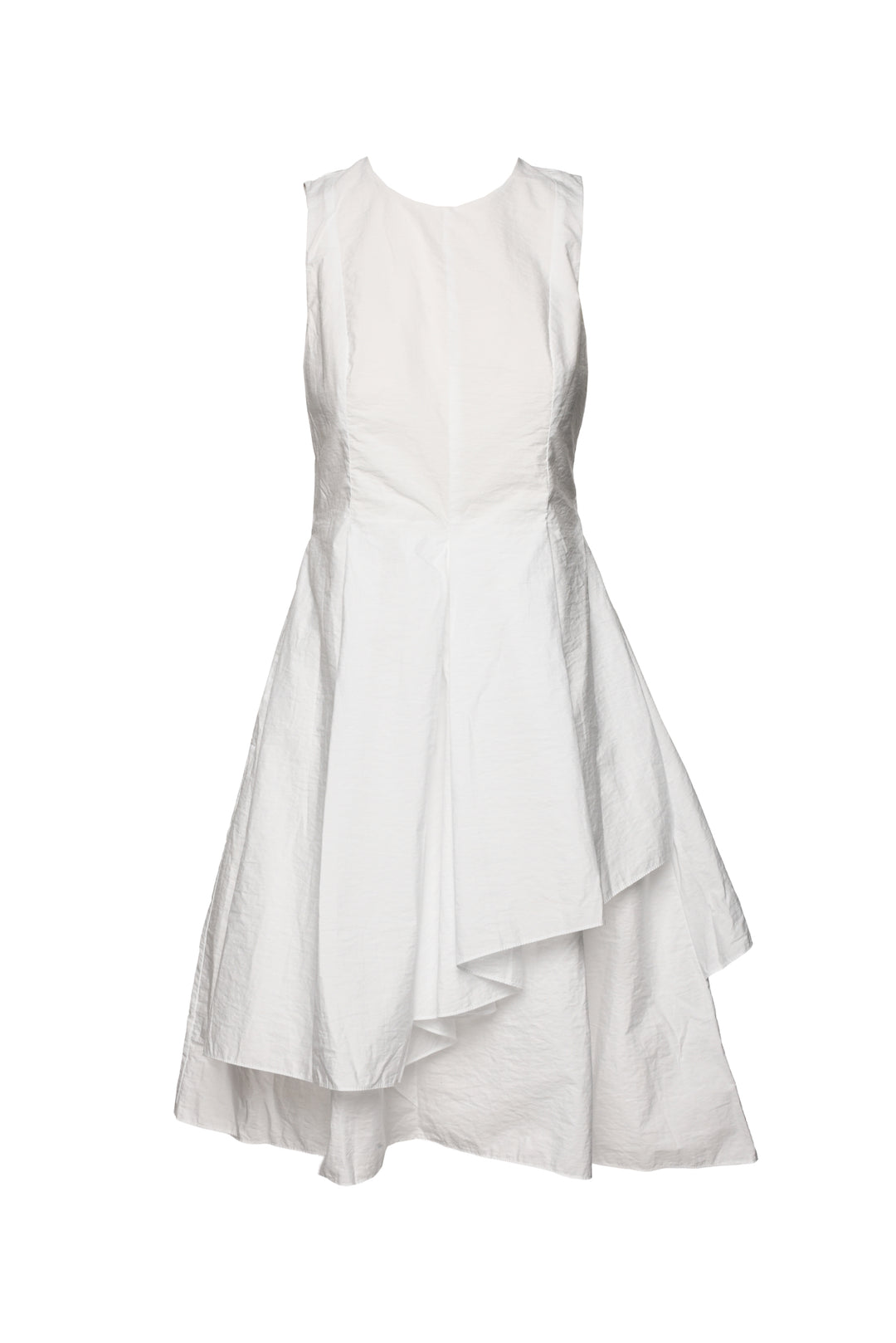 Brunello Cucinelli Size L Sleeveless Cotton-Blend Midi Dress