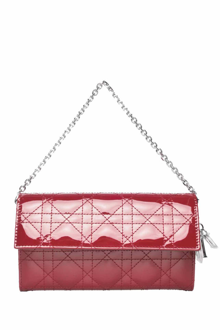 Dior 2016 Lady Dior Rendezvous Cannage Wallet on Chain