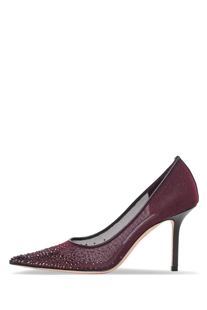 Jimmy Choo Size 36 Love 85 Rhinestone Mesh Pumps