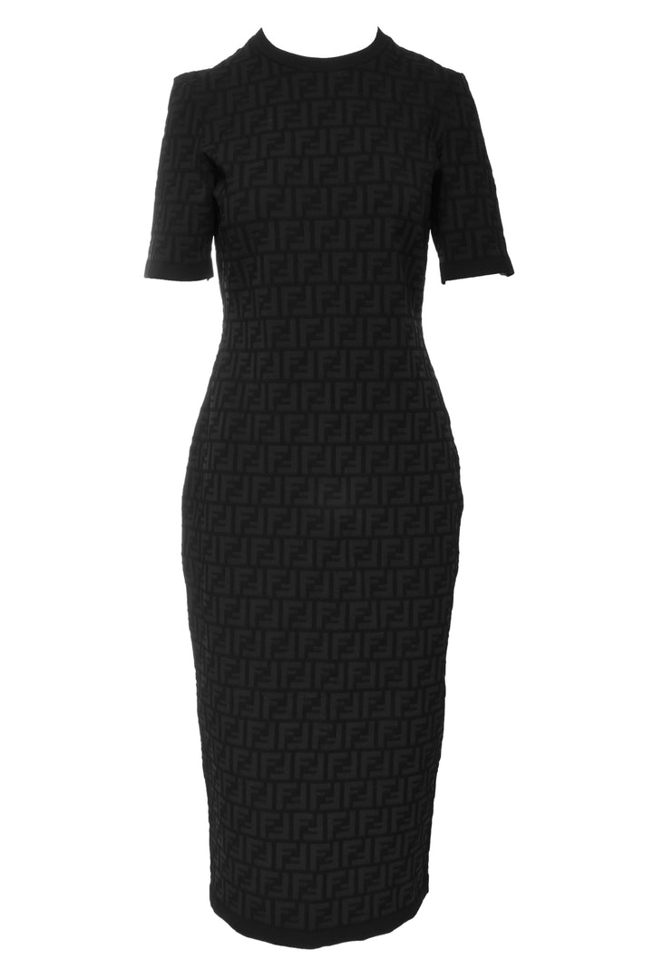 Fendi Size 44 Forever Fendi Midi Dress