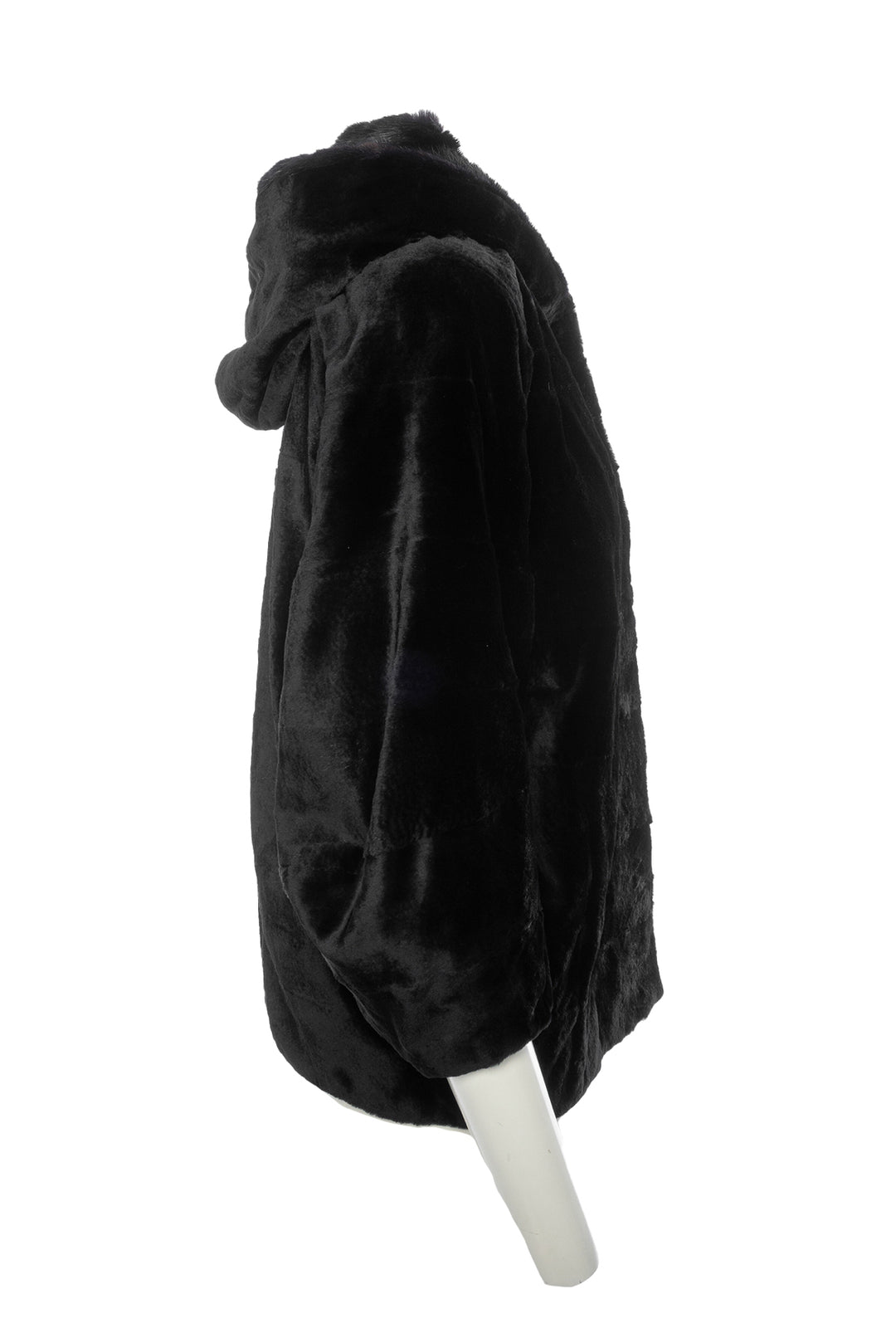 Size 40 Hooded Fur Jacket