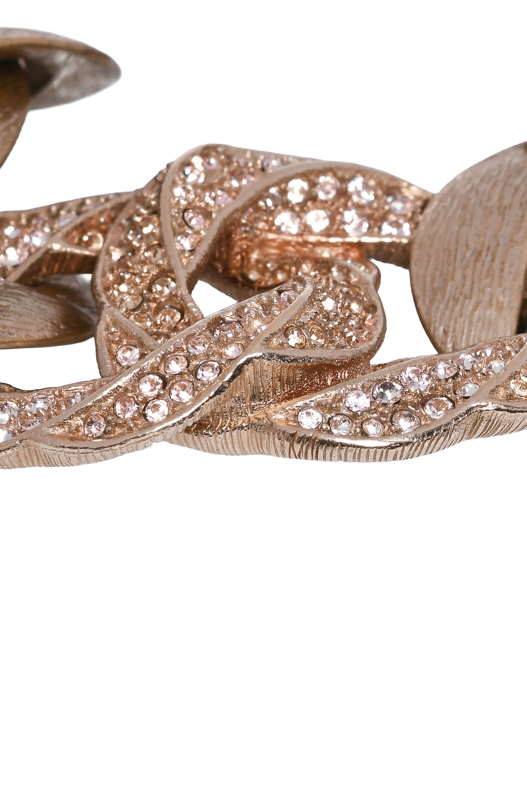 Chanel 2016 Crystal Giant CC Chain Bracelet