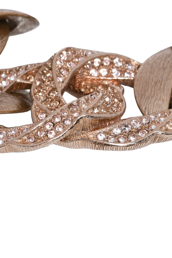Chanel 2016 Crystal Giant CC Chain Bracelet