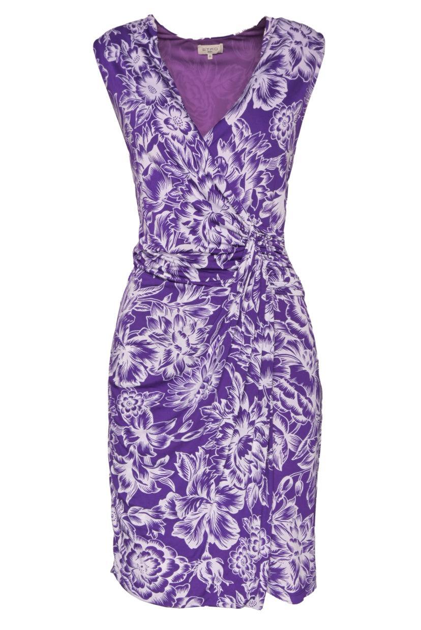 Etro Size 34 Floral Print Mini Dress