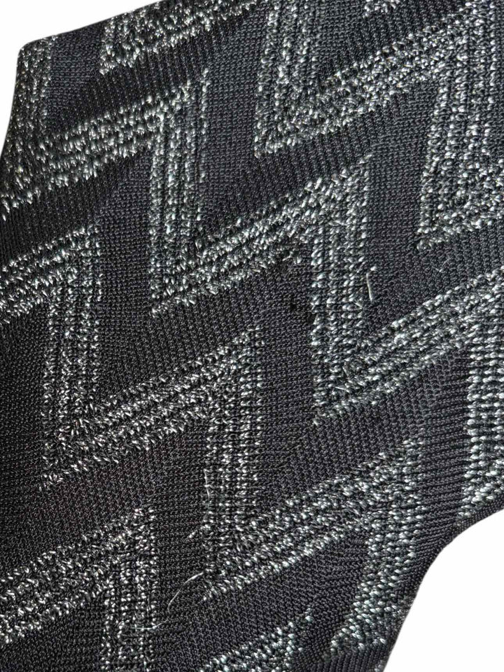 Missoni Metallic Chevron Pattern Size 48 Coat