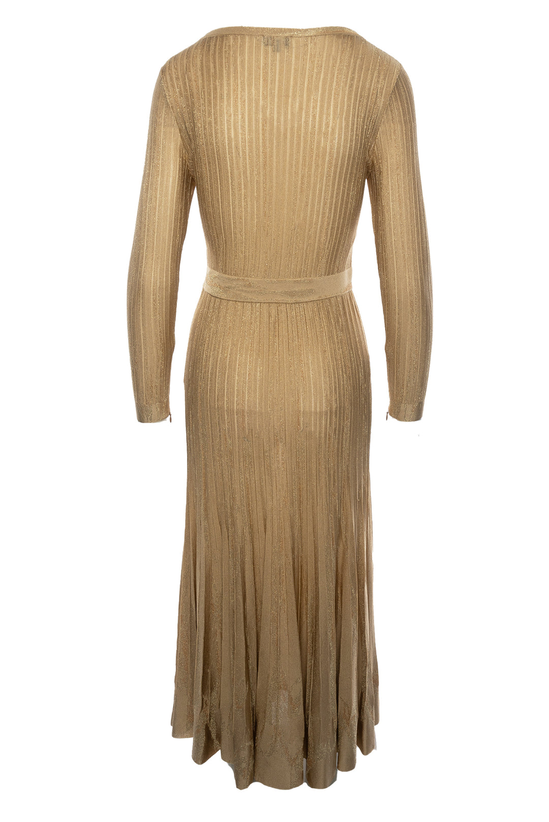 Chanel Size 36 Maxi Gold Dress